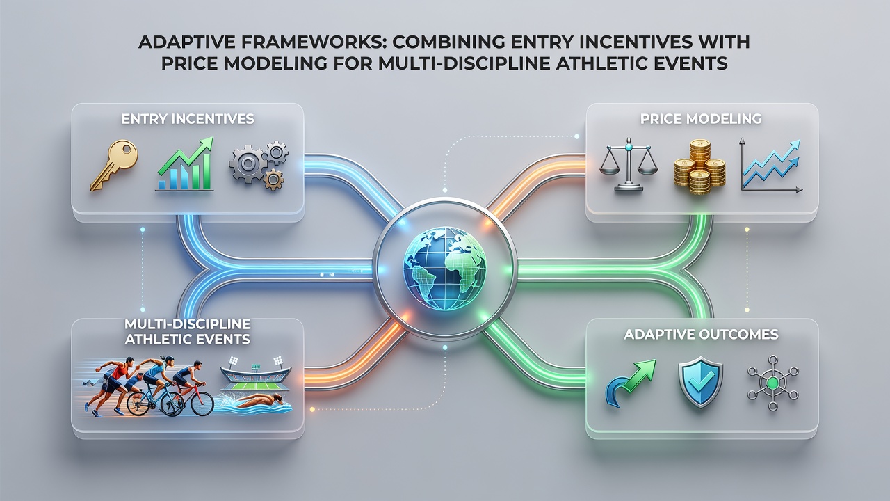Data visualization of price modeling adjustments and incentive impacts on athletic event registrations