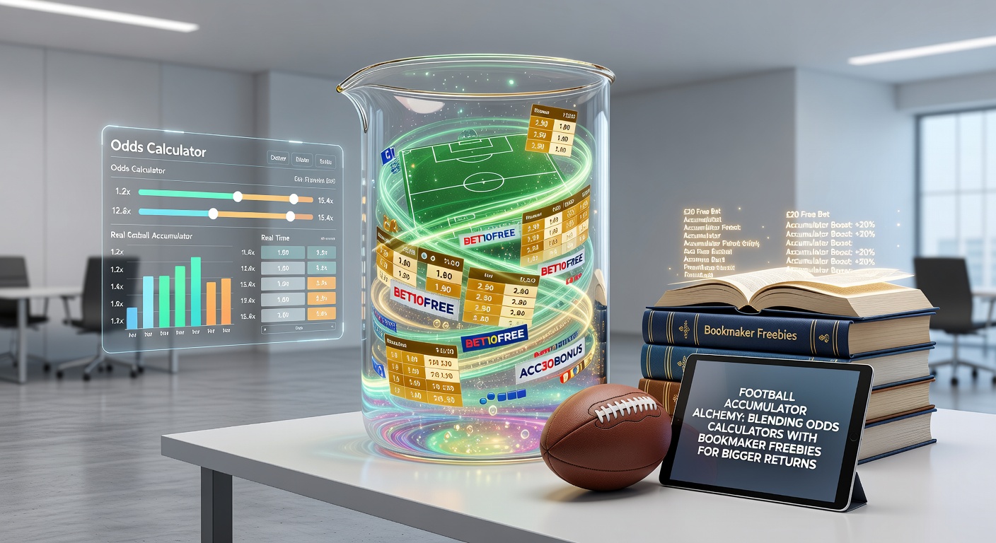Screenshot of bookmaker promotions page featuring free bet offers for football accumulators, highlighted with accumulator insurance deals